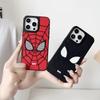 3D силиконовый чехол-скин для телефона Marvel Человек-паук Бэтмен iPhone 13 Pro Max и Apple 11
