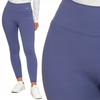 Women's Sports Leggings High Waist Ribbed Training Stylish MORAJ L/XL Blue