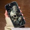 Чехол для мобильного телефона iPhone 15 Pro с рисунком «Череп, привидение, яблоко» подделка 14/13/12/11 прозрачный мягкий чехол