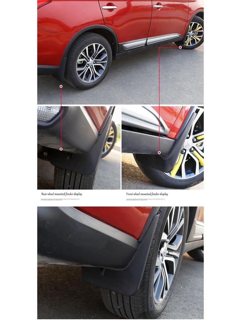 Брызговики для Mitsubishi Outlander 2006-2020