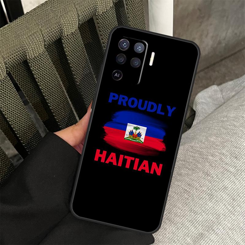Haiti Haitian Flag Case For Oppo A18 A38 A58 A78 A98 A74 A94 A54 A40 A60 A80 A16 A76 A96 A15 A57S A17 A77 Cover