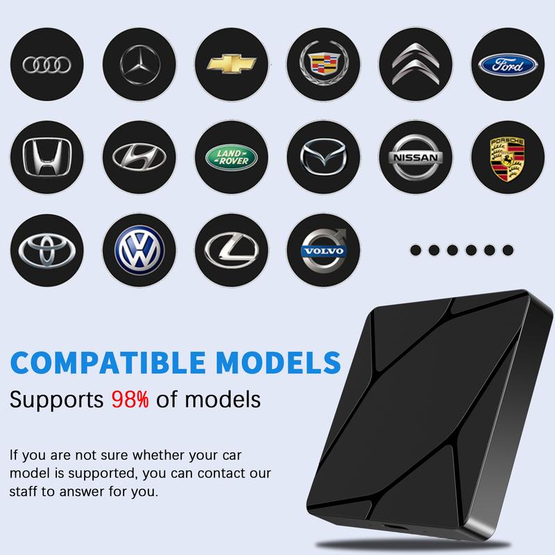 Binize Wireless CarPlay Adapter USB Dongle for Factory / OEM Cars Support Wired CarPlay ( Wired to Wirless Carplay Adapter)