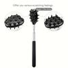 Extendable Cactus Back Scratcher with 1/4-inch & 1/2-inch Spikes, Retractable One-Hand Itch Stick for Men & Women, Durable PVC
