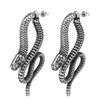 Snake Earrings Stainless Mine System Stud Earrings: Men's Ladies Snake Earrings Animal Punk Mystery Cool Accessories Party Halloween Christmas Present