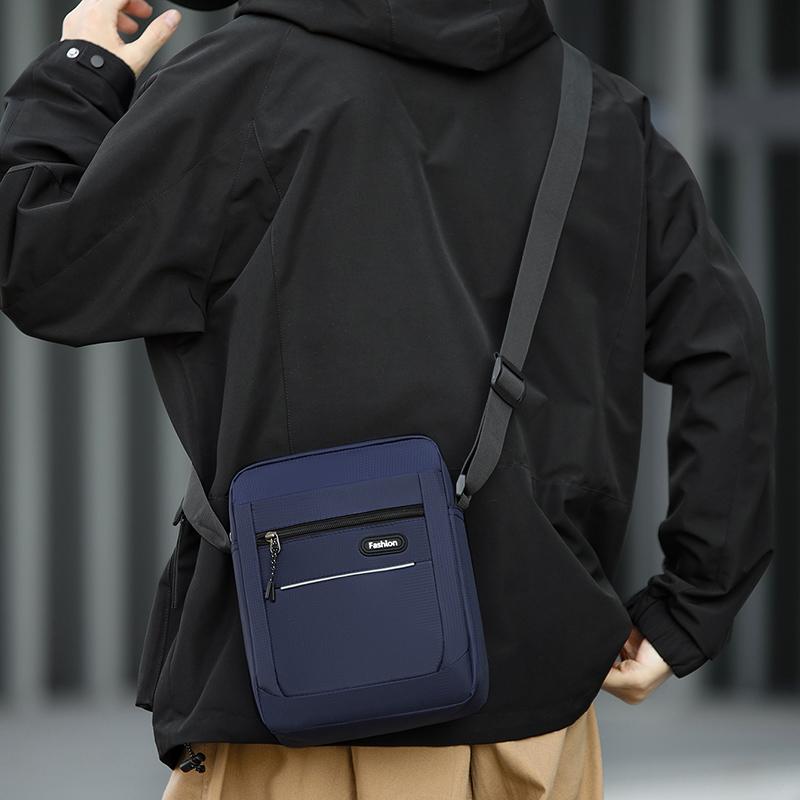 Универсальная сумка кроссбоди из Оксфорда - Мужская деловая повседневная сумка-слинг для предметов первой необходимости для ежедневных поездок