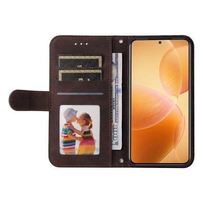 Для Xiaomi 14T Pro Кожаные кошельки Чехлы-книжки Skin Touch Чехол для телефона Подставка с ремешком