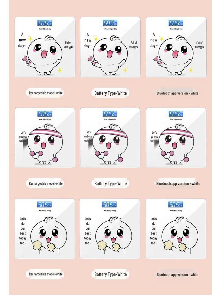 Перезаряжаемые бытовые электронные весы - Точные и стильные для управления здоровьем