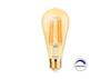 LED Bulb ST64 Filament 6W E27 2200K Dimmable