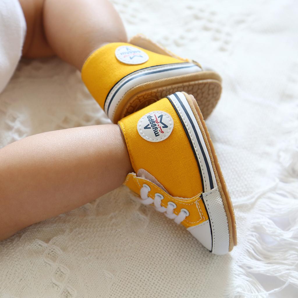 MYGGPP Casual Canvas Baby Shoes Moccasins Baby Shoes Toddler Shoes
