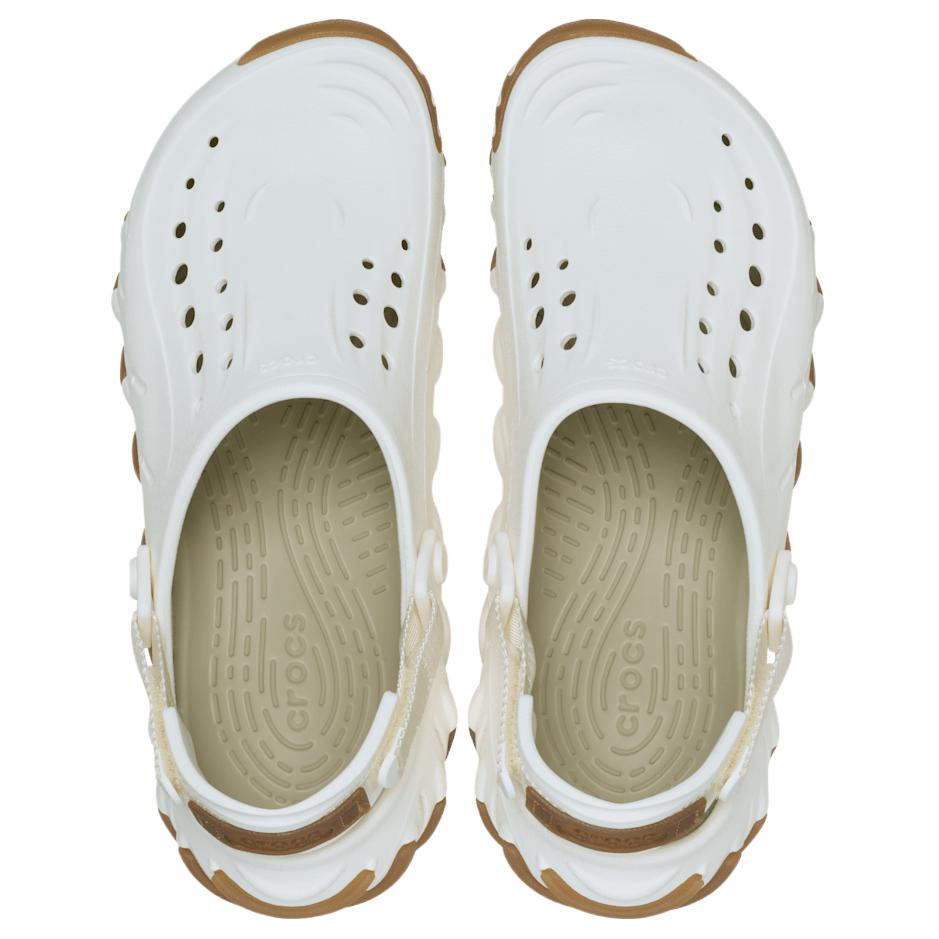Crocs Кроксы Echo Clog Унисекс Бежевые 211675-0WV