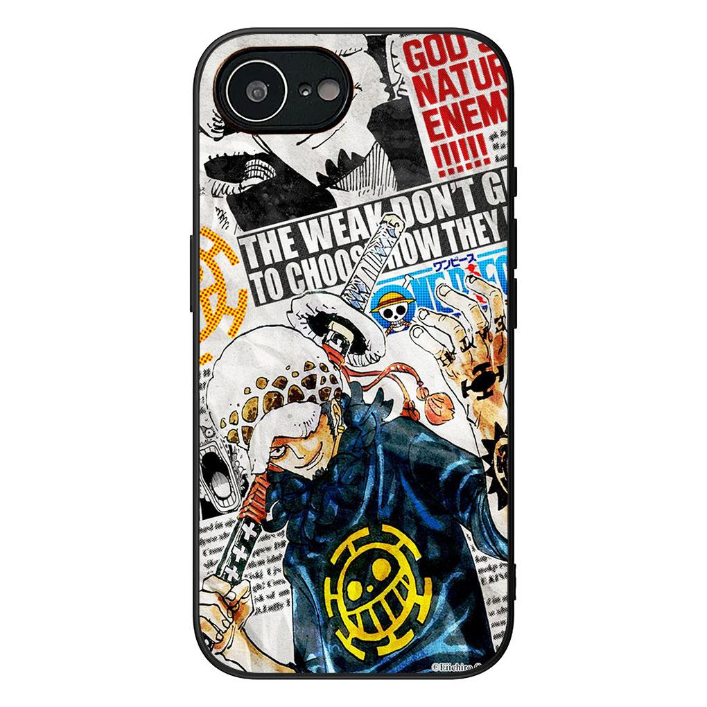 Cover for Apple iPhone 17 16 14 15 Pro Max Plus 15+ 16E XR ProMax Air + Coque Phone Case Trafalgar D Water Law One Piece Luffy