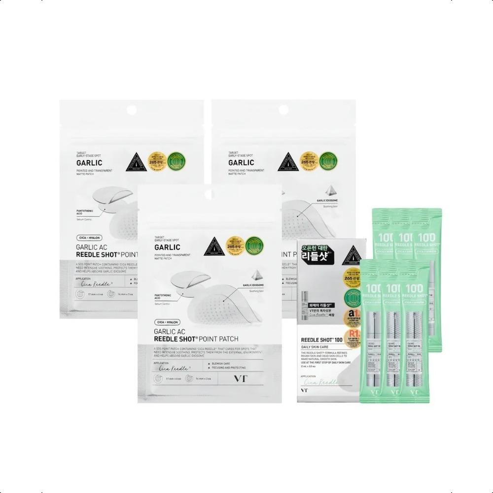 VT Патч для точечного нанесения Garlic AC Reedle Shot - 1 упаковка (48pcs)