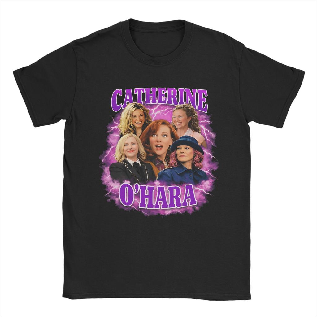 Catherine O'Hara Moira Rose Men's T Shirts Novelty Tees Short Sleeve Crewneck T-Shirts Pure Cotton 4XL 5XL 6XL Clothes