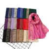 Женский Мусульманский Кружевной Пузырчатый Шифоновый Хиджаб Платок Foulard Femme Musulman Исламские Платки на Голову Арабские Головные Уборы