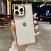 Чехол для телефона с сплошной цветной рамкой и квадратным узором для iPhone 16 Pro Max 15 Pro 14 13 12 11, ударопрочный прозрачный мягкий бампер из ТПУ