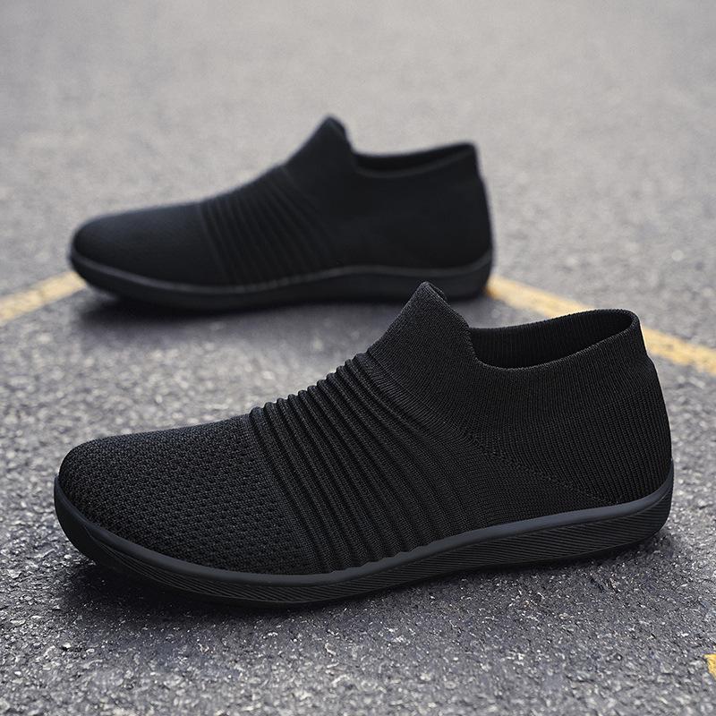 New outdoor casual wear-resistant breathable widened fly-woven non-slip low-top couple shoes men's shoes