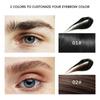 Black Brown Semi-permanent Eyebrow Dye Accessories Complete Eyebrow Dye Set Lasting and Non-fading Eyebrow Dye