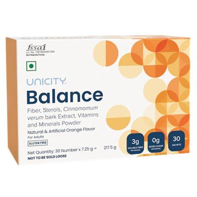 Unicity Balance - Натуральный и искусственный апельсиновый вкус, 30 пакетиков