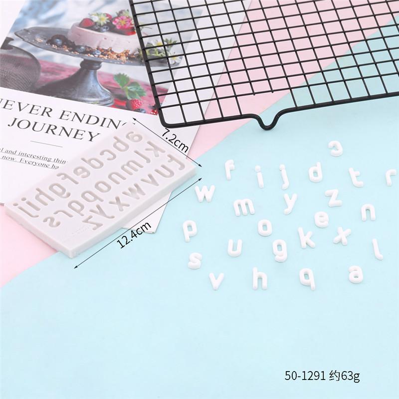 DIY Handmade Силиконовая Сахарная Форма для Торта Декор Для Вечеринки Подарки Сахарная Цифровая Буква Украшения Торта Сделай Сам Домашний Декор 26 Букв Бусины