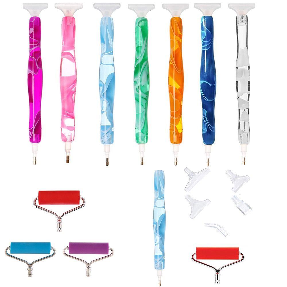 Glitter Diamond Diamond Painting Pen DIY Craft Resin Pen New Point Drill Pens  Nail Art