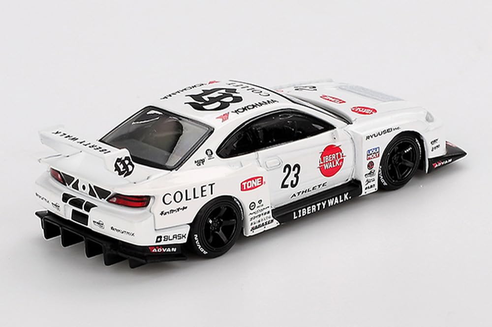 Sunrich MINI GT 1/64 Scale Nissan LB-Super Silhouette Silvia S15 ATHLETE (Right-Hand Drive) Finished Model MGT01054-R