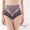 Women's 2.0 Lace Plus Size High Waist Tummy Control Hip Lift Panties with Cotton Crotch