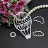 Fire Balloon Cloud Sun Metal Cutting Die Scrapbooking Craft DIY Photo Stencils