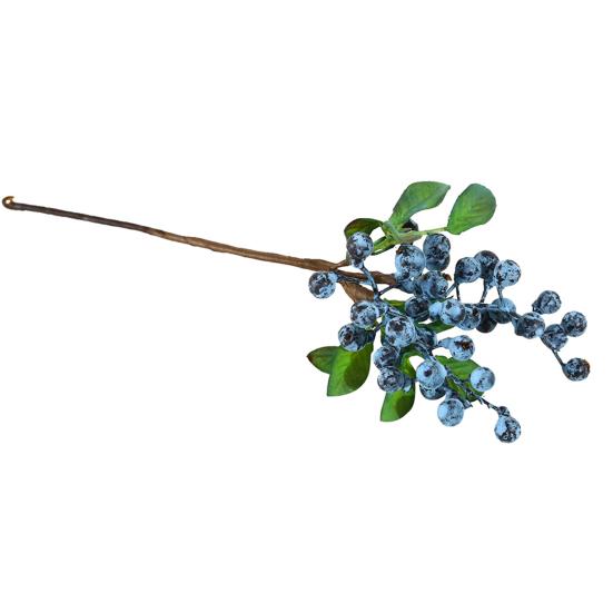 Lifelike Artificial Plant Faux Berry Fake Branch Simulation Blueberry Home Hotel Cafe Decor Prop