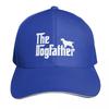 The DogFather Dog Lover Gift Ideas Best Gifts For Dog Owner Father Gift The Dogfather Baseball Cap tea Hat Unisexs Hats Womens