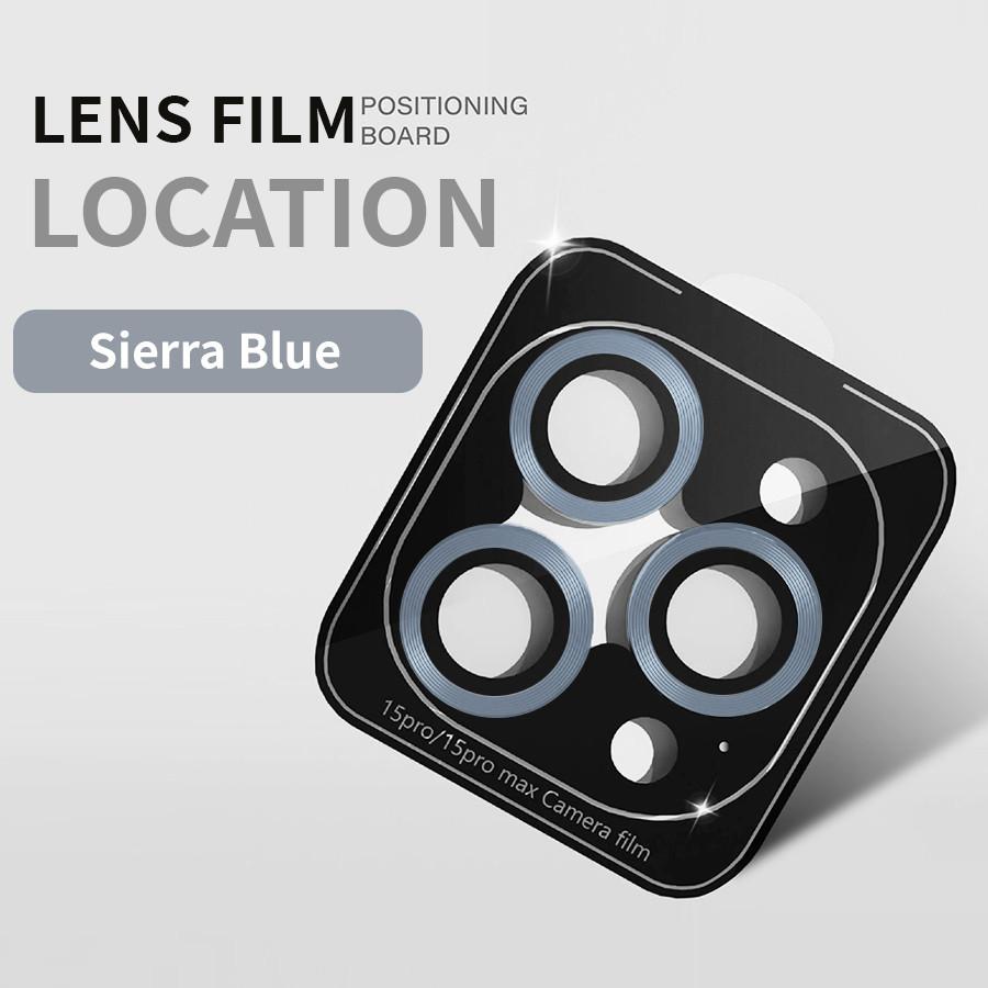 Metal Ring Lens Protector Tempered Glass Camera Cover For iPhone 16 15 14 13 12 11 Pro Max 16 Plus 13 Mini