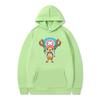 Мужская Женская Толстовка ONE PIECE Аниме Тони Тони Чоппер Худи Стритвир Повседневные Толстовки с Капюшоном с Мультяшным Принтом