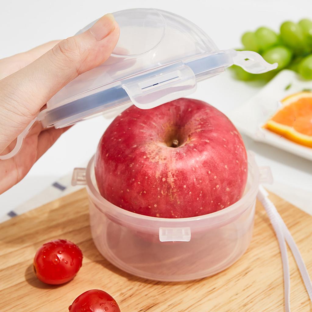 Small Fruit Vegetable Storage Container Microwave Safe Plastic Onion Storage Container with Lid for Onion Tomato Lemon