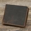 Wallet Men Genuine Leather Short Wallets Vintage Money Purses Business Card Holder
