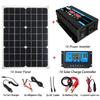 Solar Panel System 18V 20W Solar Panel 30A Charge Controller with Dual USB Car Solar Inverter Kit