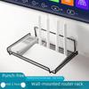 Wall-Mounted WiFi Router & TV Set-Top Box Shelf Tray