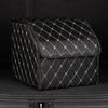 30cm Car Trunk Storage Box Car PU Leather Trunk Storage Box Car Multiuse Storage Car Trunk Bag Auto Storag Box Car Interior