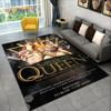 Freddie Mercury Queen-Rock-Band Area Rug,Carpet Rug for Living Room Bedroom Sofa Doormat Decoration, Kid Play Non-slip Floor Mat