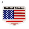 3D National Flag Body Bumper Car Auto Emblem Window Badge Decor Decals Sticker