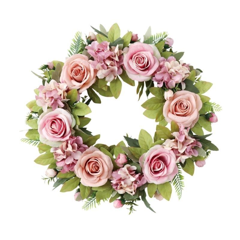 Elegant Florals Wreath Portable Accessory for Living Room or Office Decoration