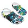 Unisex Colorful EVA Clogs Printed Lightweight Breathable Slip On Garden Shoes Beach Pool Bathroom Home Slippers Shower Use