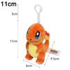 Bag Pendant Cute Plush Pikachu Keychain Charmander Squirtle Bulbasaur Snorlax Stuffed Toy Small Doll Gift For Kid