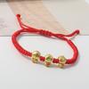 2025 год змеи счастливый красный веревочный браслет для женщин китайский стиль благословение браслет ручной работы веревочные подарки на год