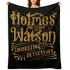 Gifts Idea Holmes And Watson Christmas Throw Blanket Cute Plaid Hairys Soft Vintage Blankets