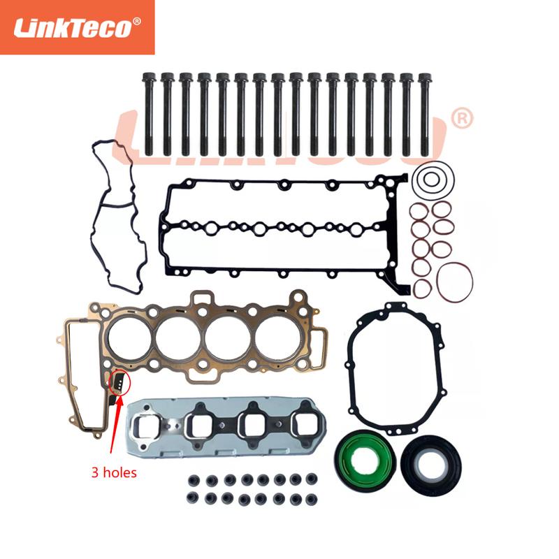 Engine Cylinder Head Bolt Full Gasket Set Fit 2.0 T L Diesel 204DT 204DT For 15-22 JAGUAR LAND ROVER DISCOVERY RANGE ROVER 2.0L