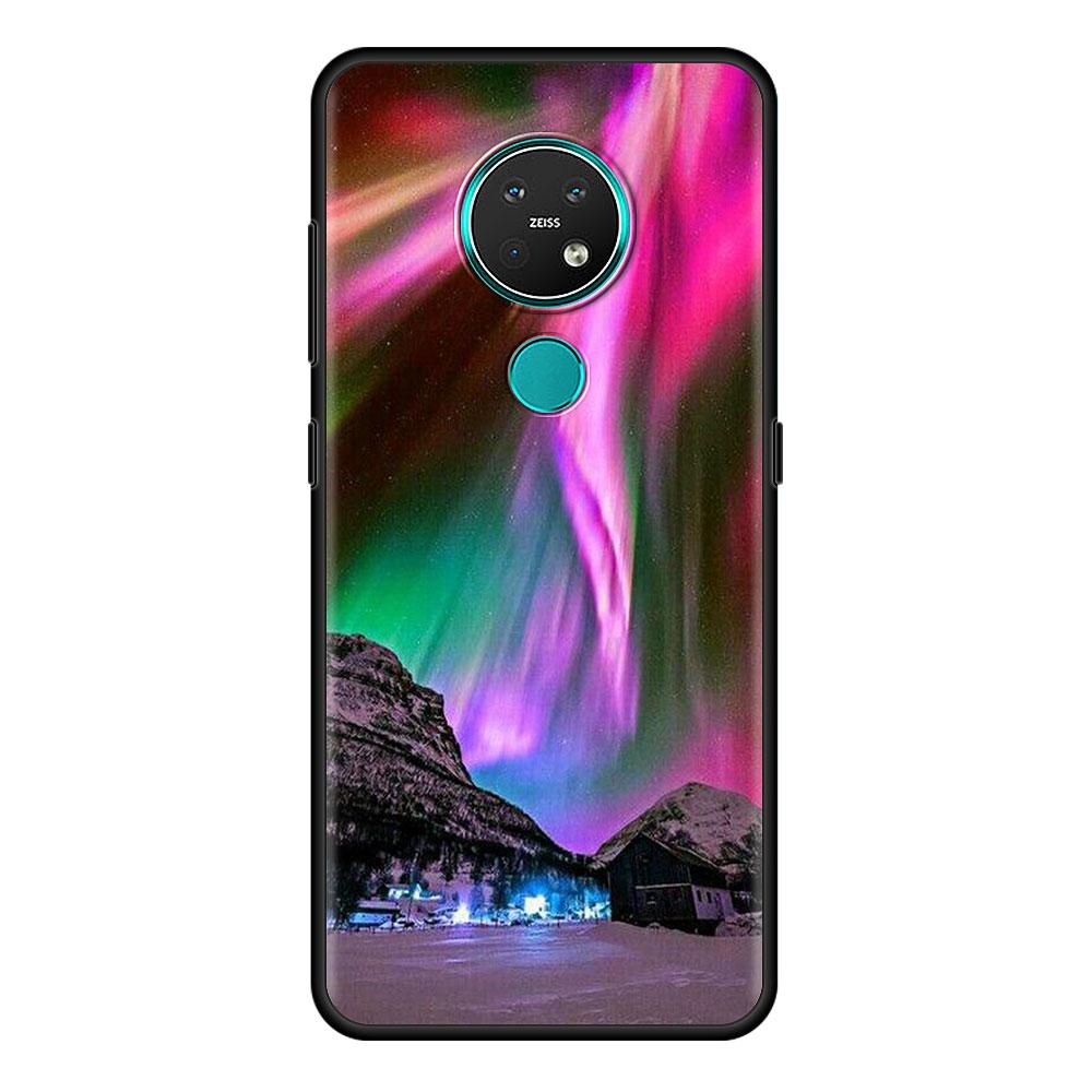 Northern Lights Sky Cell Phone Case for Nokia 5.4 7.2 3.4 5.3 2.3 3.2 8.3 5G 2.4 2.2 4.2 1.3 1.4 C20 G20 X20 Cover Coque