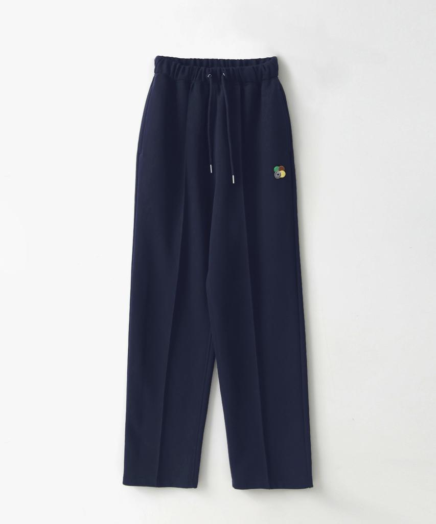 GUTBAUM Athletic Straight Sweatpants / Navy