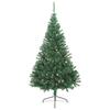 Artificial Pre Lit Christmas Tree Green 180 cm PVC