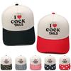 I Love Cocktails Love Embroidery Color Matching Truck Driver Hat Fun Men's and Women's Shade Dad Hat