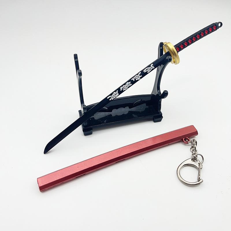 Demon Slayer Keychain: Kamado Tanjiro Nichirin Sword - Water, Insect, Flame Pillar Weapon Model Pendant