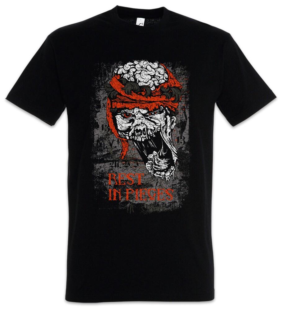 Rest In Pieces T-Shirt Zombie Zombies Cemetery City of The Dead Graveyard Reaper